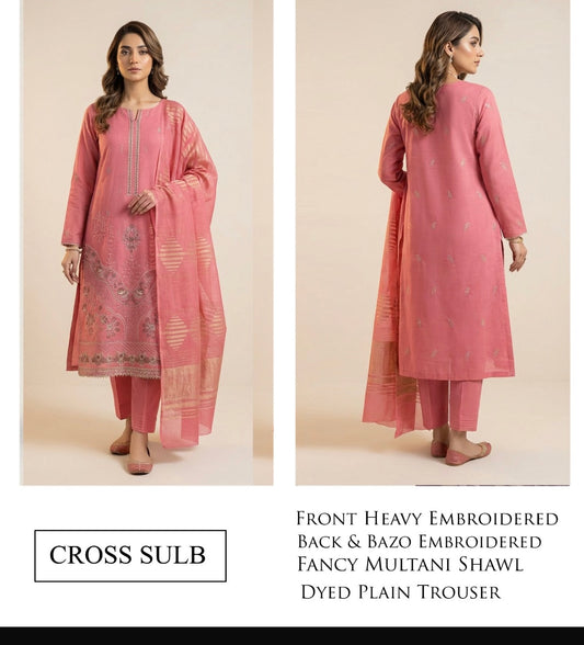 Embroidered Lawn 3pc
