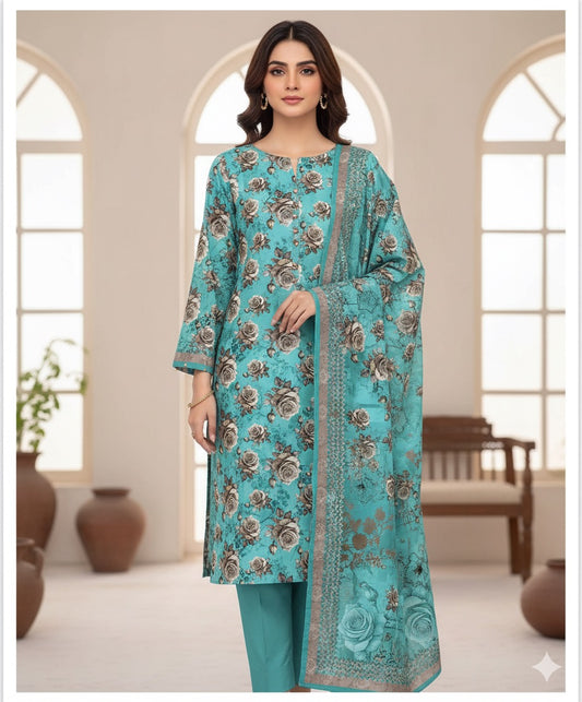Lawn Bana Dora 3pc